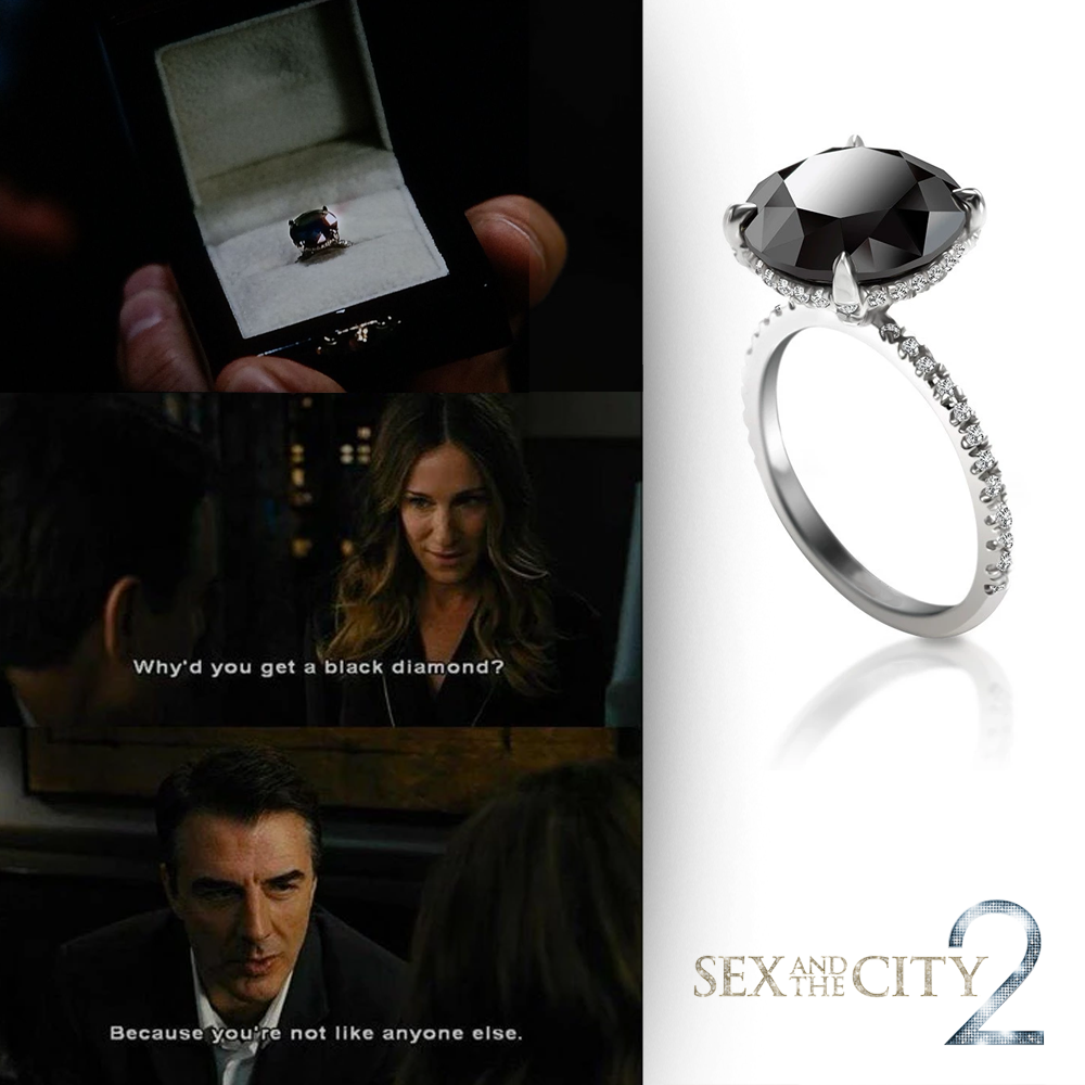 Sex and the city 2 black diamond ring scene